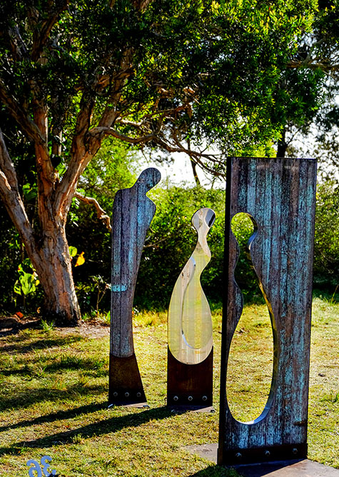 Sculptural walk Brunswick Heads