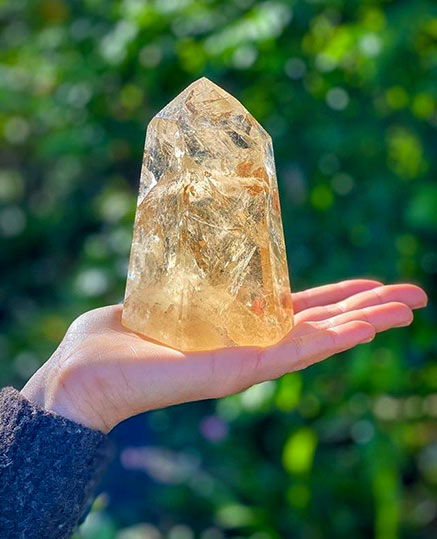 Large Citrine-crystal