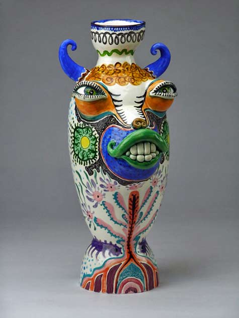 'Dandy Tiger Vase' by Jenny Orchard - 2013