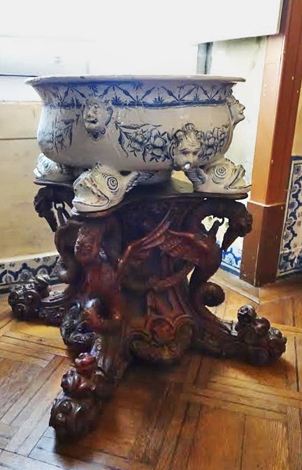 Portugal-ceramics at Pena Palace wash bowl