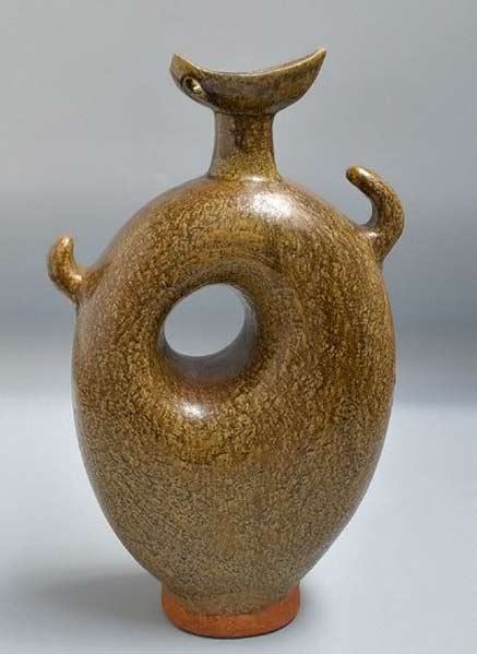 Sakuhin A, Vintage Sculpture by Takiguchi Kazen